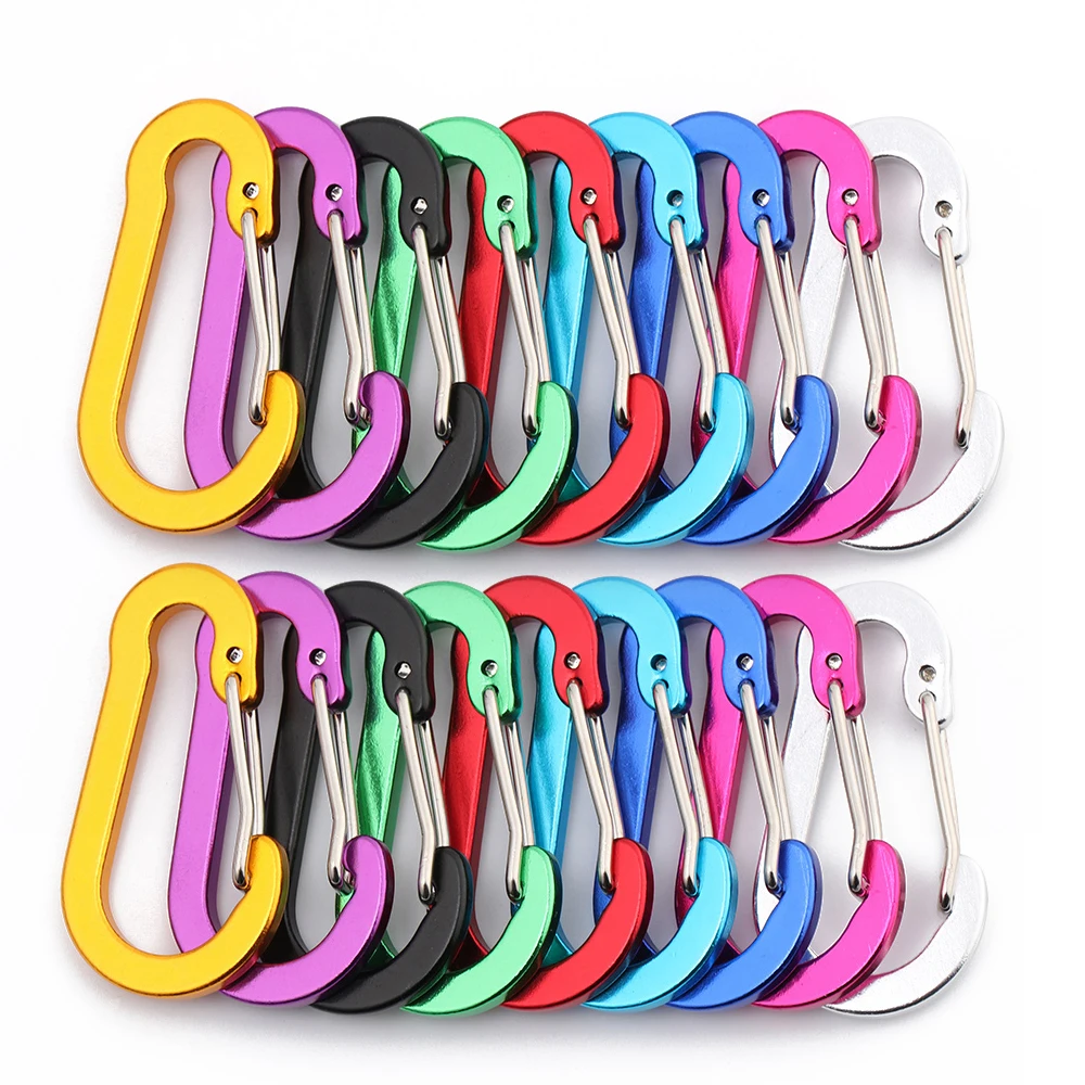 Aluminum Alloy Carabiner Snap Clips 1